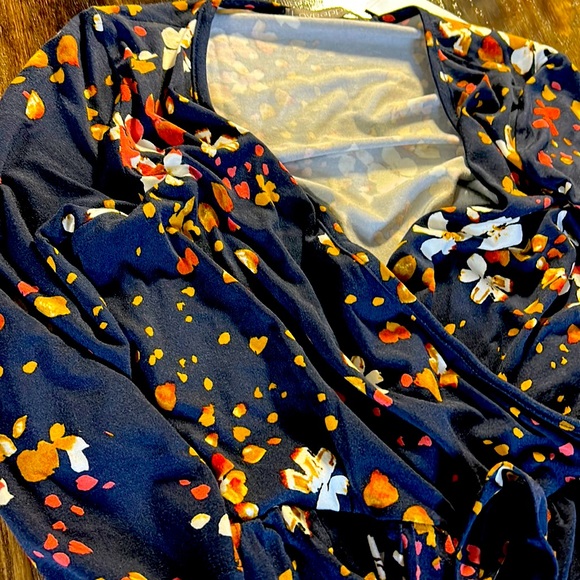 Loveappella Lucinda Knit Midi Dress in navy size Small - Picture 1 of 8